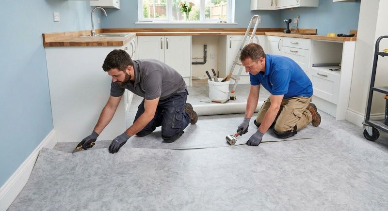 Sheet Linoleum Installation in Milton, DE