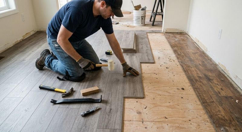 Laminate Floor Replacement in Ellendale, DE