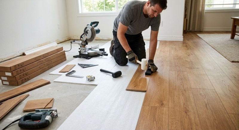 Laminate Floor Replacement in Harbeson, DE