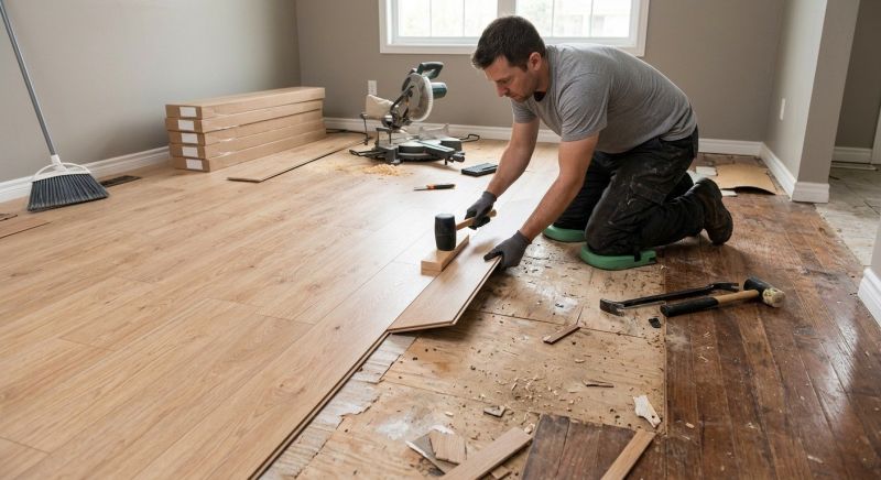 Laminate Floor Replacement in Millville, DE