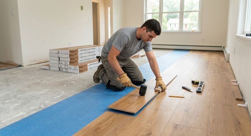Luxury Vinyl Tile Installation in Worcester County, MD