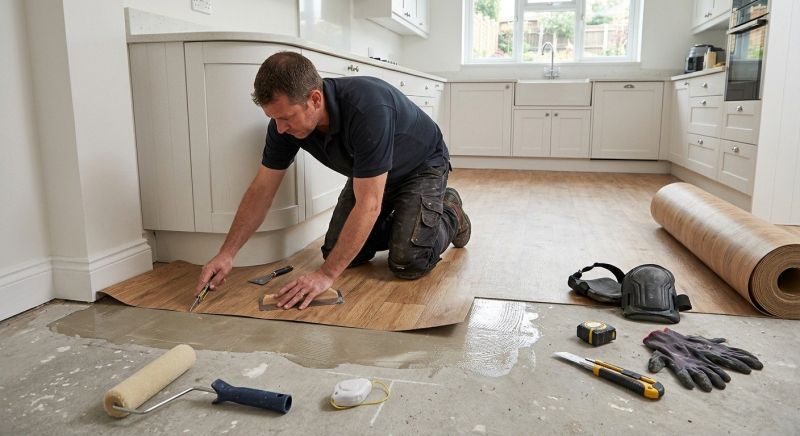 Sheet Linoleum Installation in Ocean View, DE