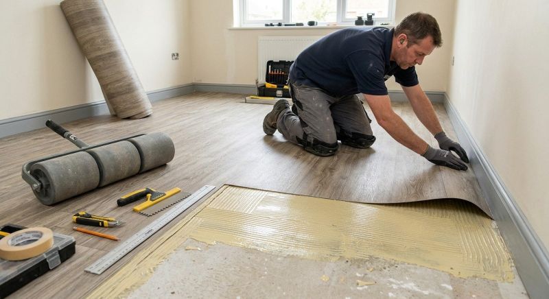 Sheet Vinyl Installation in Georgetown, DE
